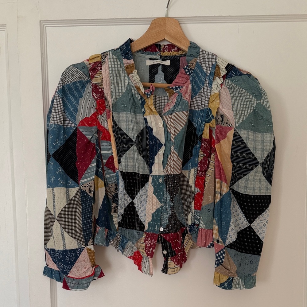 Dôen Amadine Patchwork Blouse